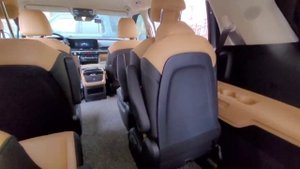 Обзор трансформации салона Kia Carnival 4 2021 года из Кореи 9 мест