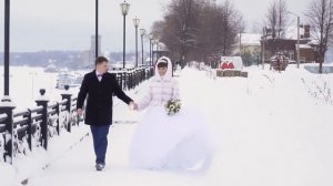Наша волшебная зимняя свадьба, наш свадебный клип 27.01.2017