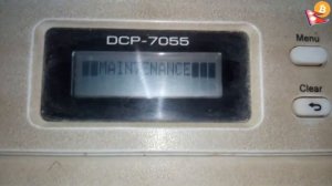 How to solve print unable EF in Brother DCP-7055 printer in orther printer