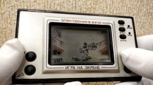 🔥Электроника 24-01 настольная игра из СССР Микки Маус