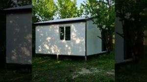 Дом из сендвич-панелей за два дня