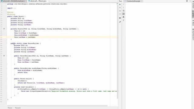 Java Builder Pattern : The Design Pattern Builder