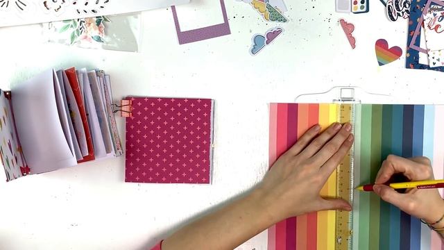 PINK PAISLEE Design Team - Scrapbooking process 184 - Mini album смотреть онлайн