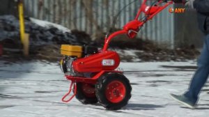 Мотоблок Салют 100 Р-М1 работа двигателя Subaru EX-17