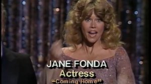 Jane Fonda winning Best Actress | 51st Oscars (1979)