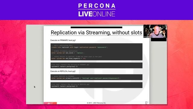 Robert Bernier - Percona - The many flavors of replication - Percona Live 2021 смотреть онлайн
