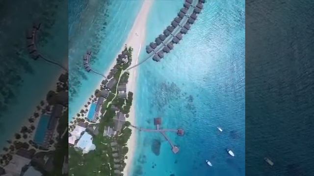 Мальдивы с высоты птичьего полета смотреть онлайн