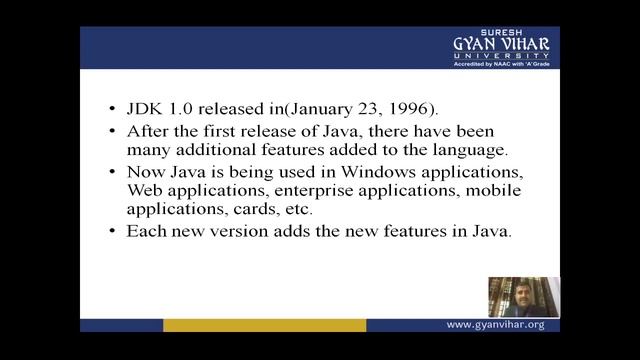 Introduction of java