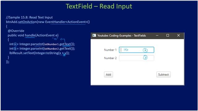 TextField | Getting User Typed Input | JavaFx GUI Tutorial #018