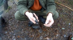 Рыбалка в Карелии на реке Шуя в Декабре 2019/Зимний спиннинг/Готовка на огне/выпивка 18+)