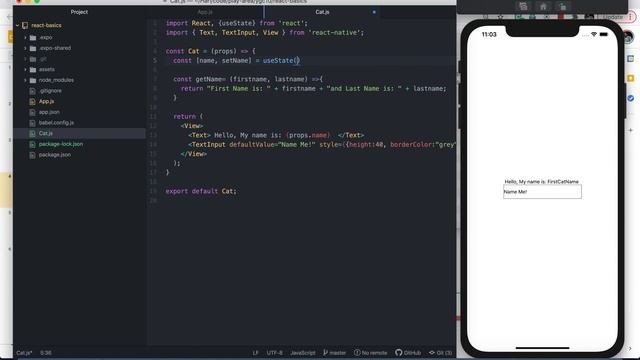 React Native (02) - Part 03 State And Props смотреть онлайн