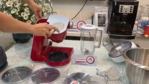 Hướng dẫn sử dụng máy trộn bột Bosch MUM58720 CreationLine