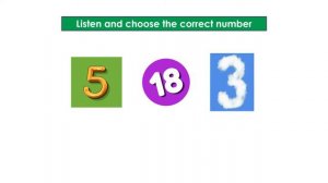 Numbers Listening Quiz for Kids