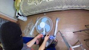 Сборка напольного вентилятора неспешная за полчаса 4K-Resolution