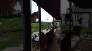 Переделка старого дома. Часть 1.  Переделка веранды, строим вход в дом.