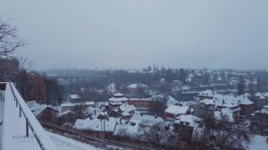 Snowfall in Bern, Switzerland _ Binaural Walking in Bern, Old Town in the Winter Snow, 2023