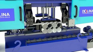 Российский ленточнопильный станок по металлу l 3D обзор