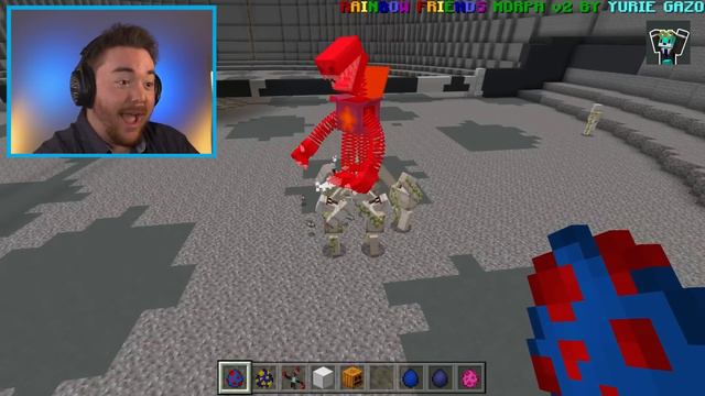 PLAYING THE BOXY BOO MINECRAFT MOD… (so awesome) смотреть онлайн