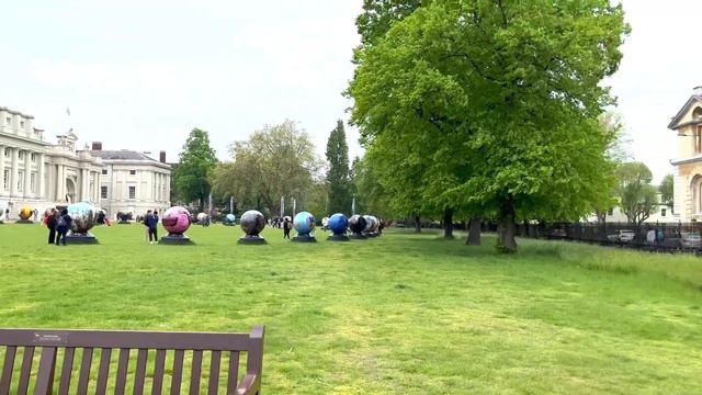 London Walking Tour 🇬🇧 GREENWICH 🌐 Prime Meridian Line, Old Royal Naval College to Greenwich Market