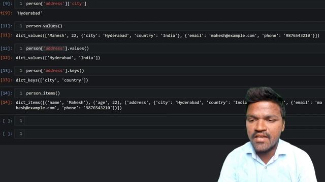 Python nested dictionary | nested dictionary data access | #pythondictionary #dictionaryinpython