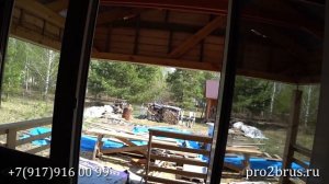 Обзор дома из двойного бруса 55 м2 . Двойной Брус . Каркасный дом .