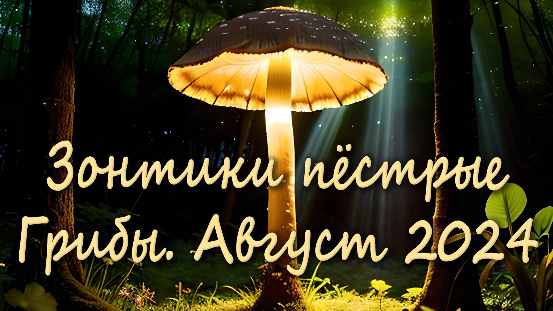 Поход по грибы за зонтиками пёстрыми 19 августа 2024 года смотреть онлайн