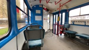 Короткая поездка по маршруту трамвая №3 на МТТЧ (Татра Т3)