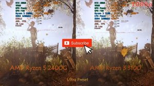 AMD Ryzen 5 2400G vs AMD Ryzen 3 3100, Tested in 8 Games, at 1080p with NVIDIA Geforce RTX 2060