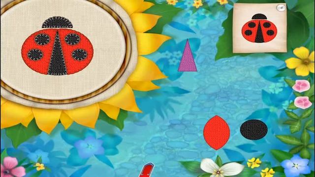 Лунтик Учится Рисовать. Часть 2. Лунтик делает картины из выкроек. смотреть онлайн