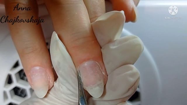 ❤️#ногтям 1,5 месяца?#отслойки?#укрепление гелем без опила))) смотреть онлайн
