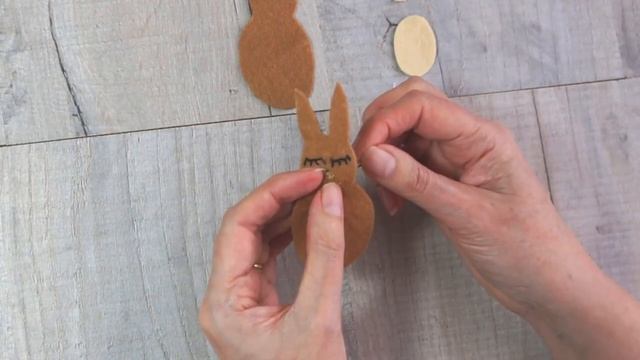 DIY CUTE FELT BUNNY RABBIT TUTORIAL - Easy to make and free pdf pattern download смотреть онлайн