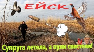 Супруга летела, а пули свистели! Ейск. Азовское море. Каменка. Меляки.