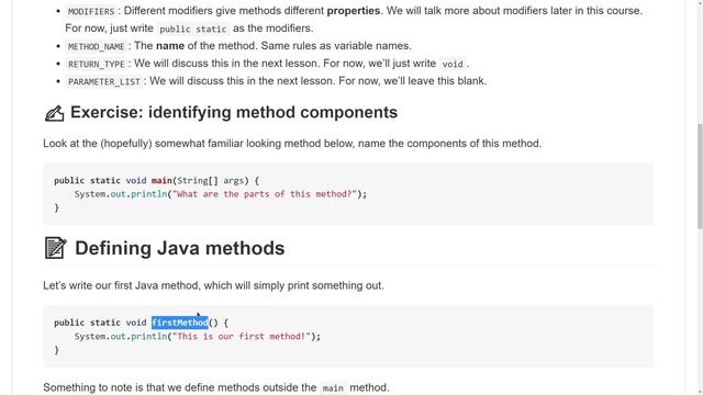 Introduction to Methods - Java Basics 3.1