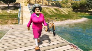 Scary Teacher 3D - Spiderman Adventure. Shark Battle ( spiderman revenge ) - Game Animation