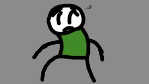 Run away: Cartoon cat reanimated.