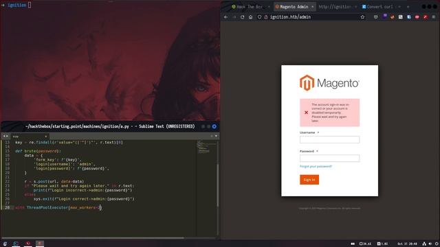 HackTheBox Starting Point - Ignition смотреть онлайн