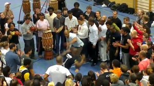 Capoeira Paris - Jeux Européens Abada Capoeira 2013 - Roda d'ouverture 10