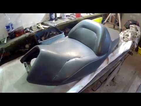 Перетяжка сидения - Yamaha Majesty 250 (часть 9) смотреть онлайн