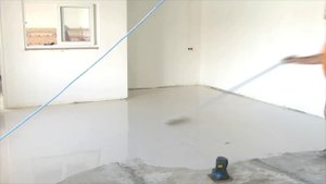 Самонивелирующийся наливной пол...Работа и результат..