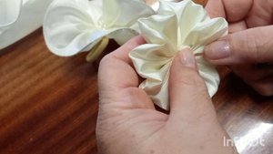 Цветы из ткани
