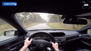 POV Mercedes Benz E63 AMG 6.2 V8 W212 FAST! Drive LAUNCH CONTROL Acceleration & Sound