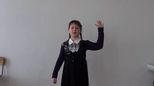 Агния Барто «Девочка с букетом»