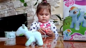 ❤  Лепим из пластичной массы пони My Little Pony Rainbow Dash
