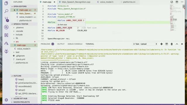 Hey J.A.R.V.I.S.! Wake Word Detection on Sipeed K210 MCU | Maixduino смотреть онлайн