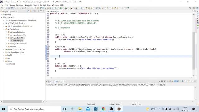 Java Servlet Filter - Einführung | Java EE Tutorial deutsch