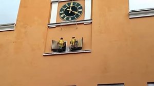 Часы на ратуше. Гвардейск / Тапиау Калининградская область, 2021 год