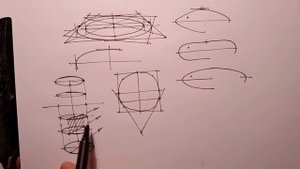 Как нарисовать элипс , круг в перспективе.