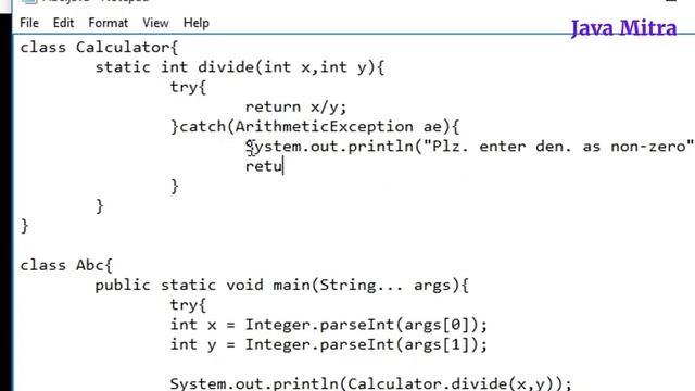 Java Exception Handling #3 | using throw keyword and re-throw смотреть онлайн