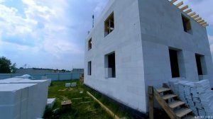 Возведение фронтонов из газобетона.mp4