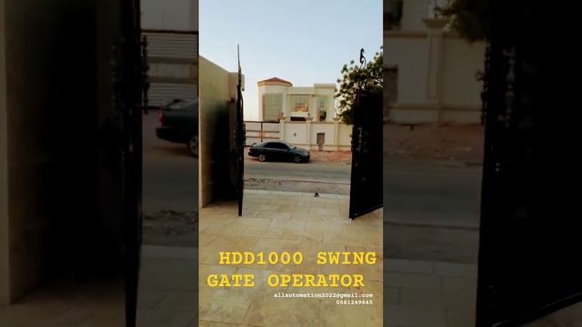 HDD1000 SWING GATE OPERATOR SYSTEM 4M , 24V DC Heavy duty automation